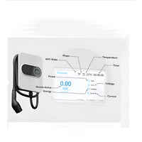 Level 2 EV Wall Charger Engineered for Daily Use, 48A Smart Features, Halo Status Ring, 7.3m Cable