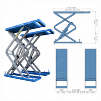 Automotive Scissor Lift Built for Professional Use, 5500kg Capacity, Twin Hydraulic System, Low Profile Design