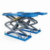 Automotive Scissor Lift Built for Professional Use, 5500kg Capacity, Twin Hydraulic System, Low Profile Design